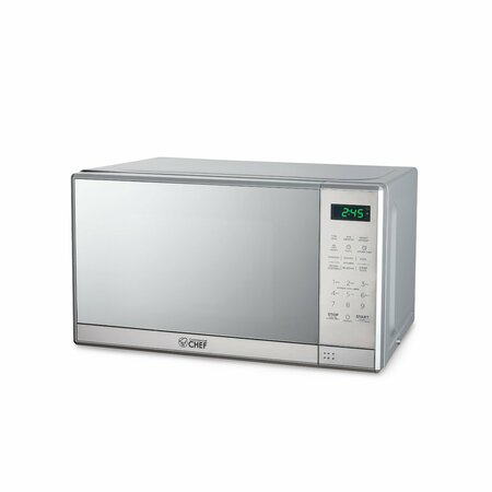 COMMERCIAL CHEF 0.7 cu ft. Microwave Oven Oven, Stainless Steel CHM7MS